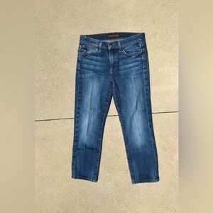 Joe's Jeans Straight Ankle Fit Cropped Denim size 27
